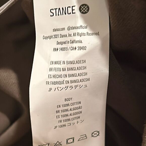 Stance Size XL The Crew Tee Olive Green Saddleback Graphic Western Casual New - Picture 9 of 11